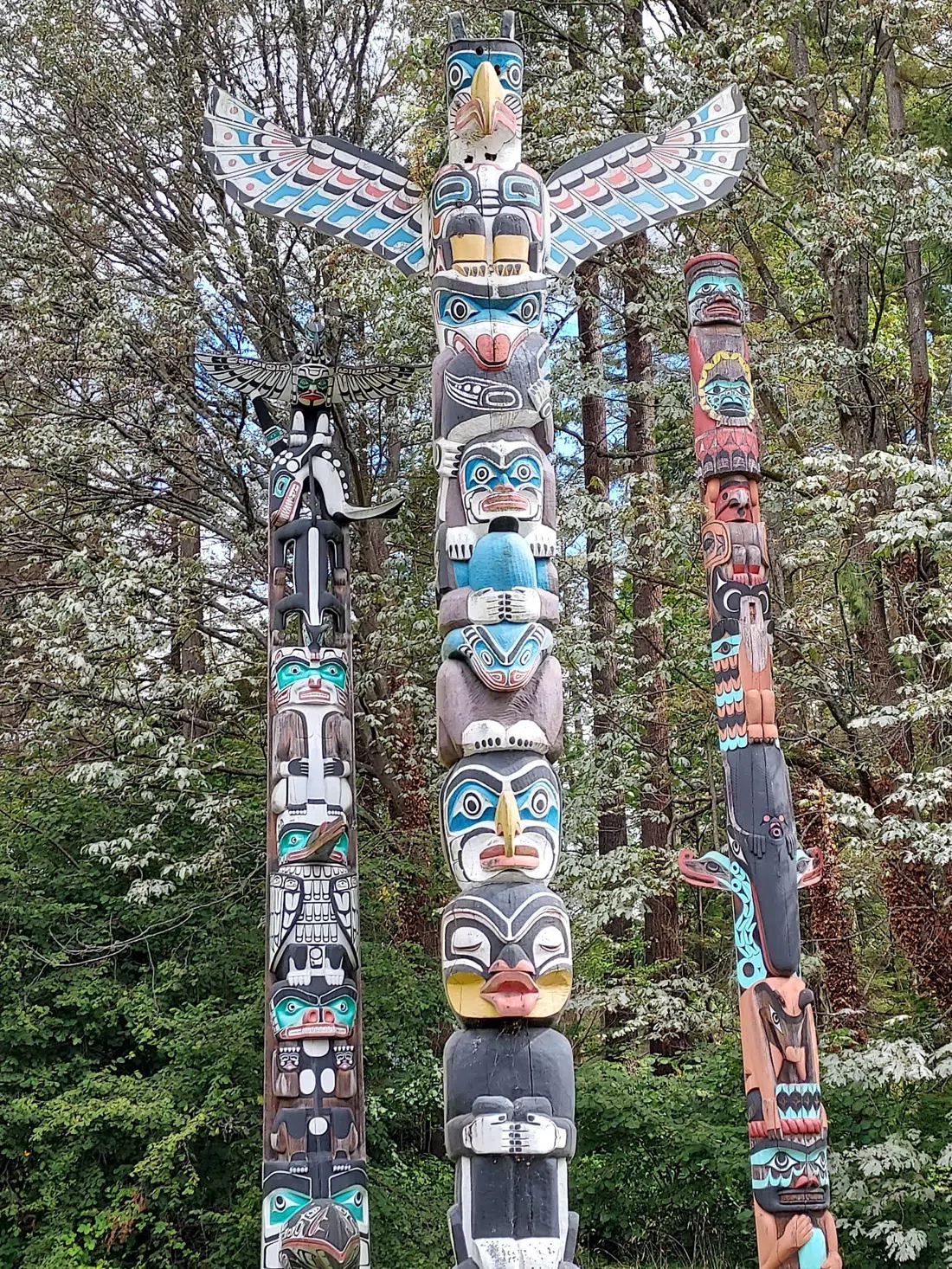 Brockton Point Totem Poles, Vancouver