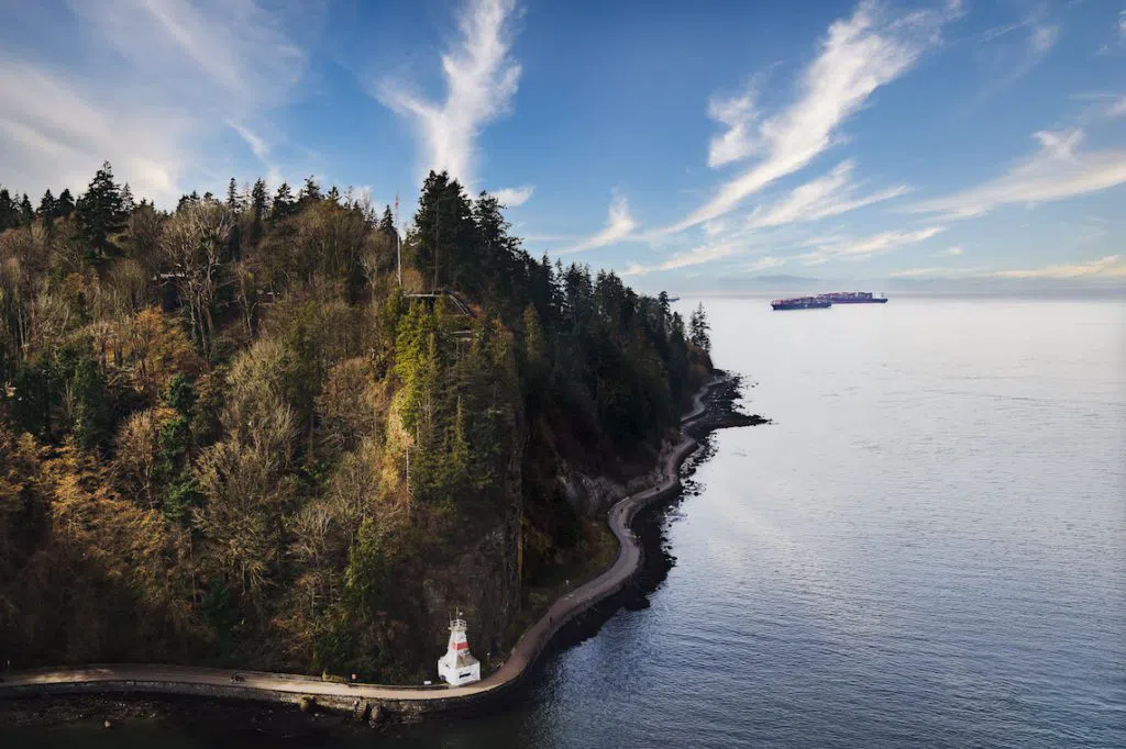 Byen som rir: Vancouver's Seawall og verdens lengste sammenhengende strandpromenade