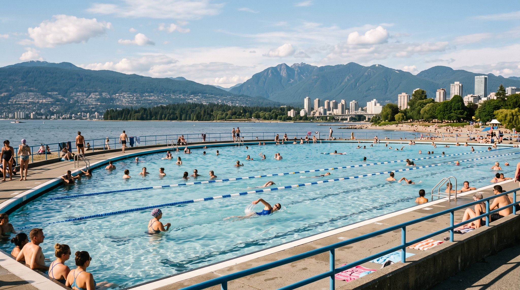 Kitsilano, Vancouver: lugn strandstad, seriös mat