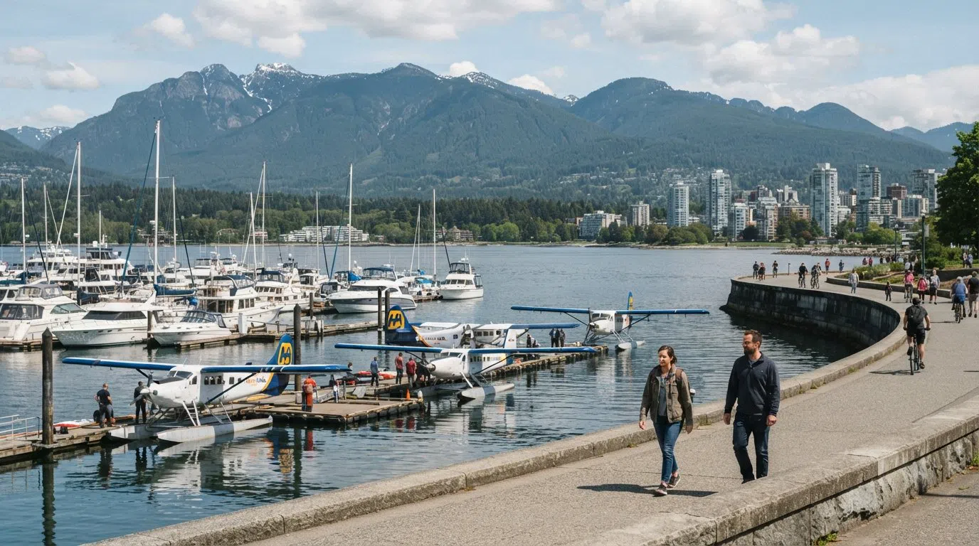 Coal Harbour, Vancouver: the seawall’s polished front door